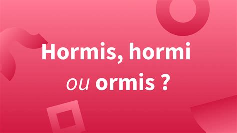 hors mis ou hormis|Écrit